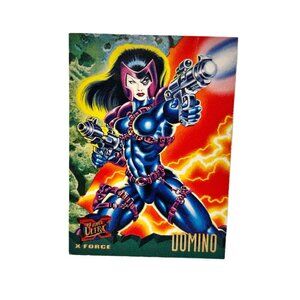 95' Vintage Fleer Ultra X Force #115 Domino Collectible Character Trade Card